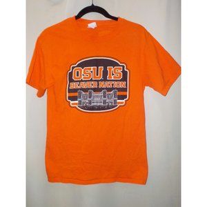 OSU is Beaver Nation Womens Size Small Orange T-Shirt Port & Company